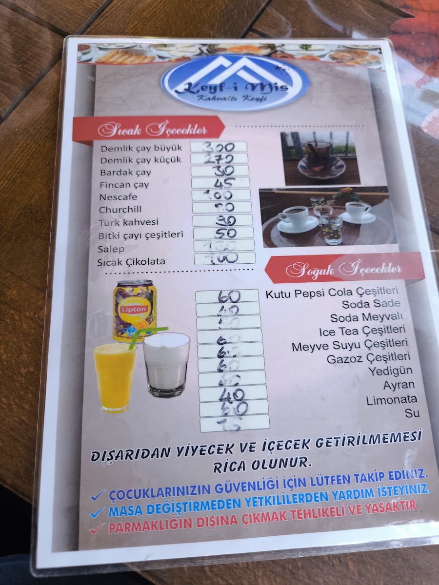 Menu Pleasure-I Own Cafe Restaurant-1