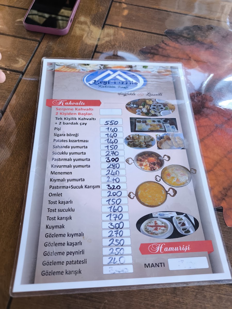 Menu Pleasure-I Own Cafe Restaurant-2